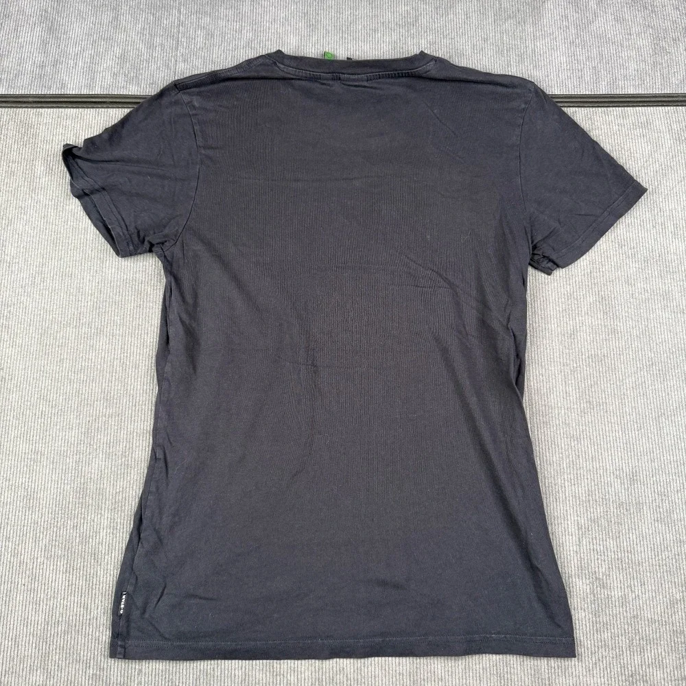 G-Star RAW Rijks Graphic T-shirt in dark blue cotton Sz‎ S black